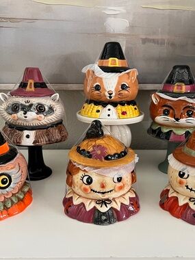 Johanna Parker autumn grapevine canister set of (6)